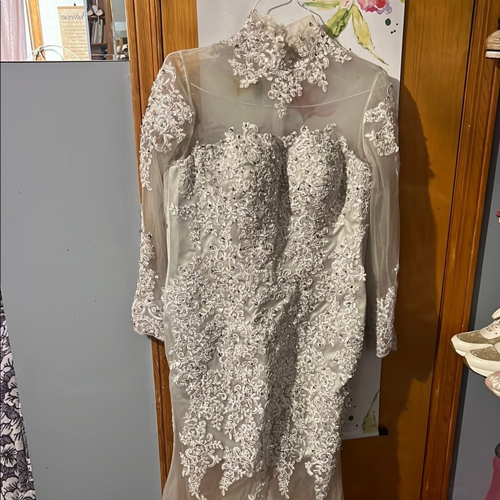 Elegant Lace Embellished Dress